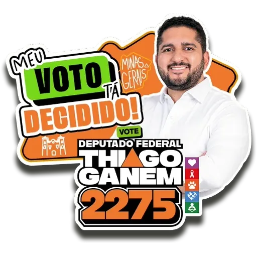 Meu voto tá decidido!