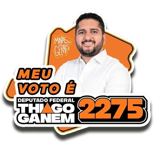 Meu voto é Thiago Ganem 2275