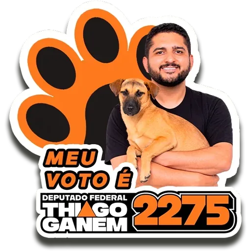 Meu voto é Thiago Ganem 2275