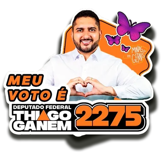 Meu voto é Thiago Ganem 2275