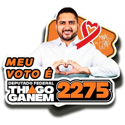 Meu voto é Thiago Ganem 2275